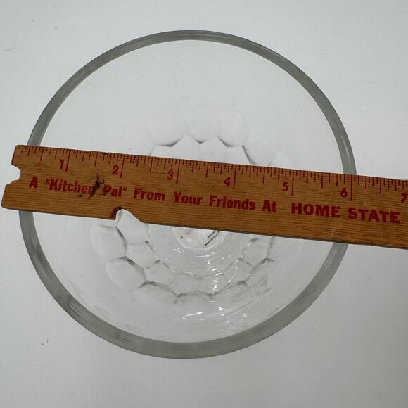 Vera Wang Flowers by FTD Lead Crystal Bowl Vase 6.25" x 5.5" Honeycomb - Picture 5 of 6
